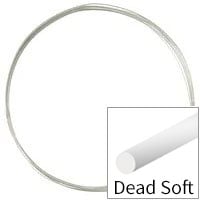 Sterling Silver Wire Round Dead Soft 22ga (Priced per Foot)
