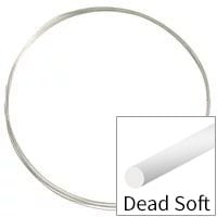 Sterling Silver Wire Round Dead Soft 24ga (Priced per Foot)
