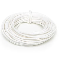 Griffin Waxed Cotton Cord 2mm White (5 Meters)