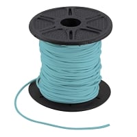 Leather Cord 0.5mm Turquoise (Priced Per Foot)