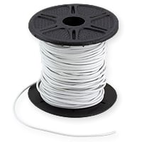 Leather Cord 0.5mm White (Priced Per Foot)