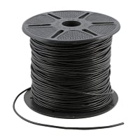 Leather Cord 2mm Black (Priced Per Foot)