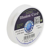 Griffin Illusion Cord 0.25mm Transparent (50 Meters)
