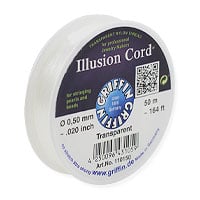 Griffin Illusion Cord 0.50mm Transparent (50 Meters)