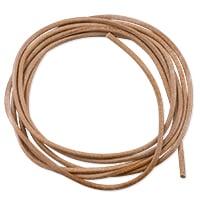 Griffin Natural Leather Cord 1.3mm (1 Yard)