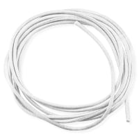 Griffin White Leather Cord 1.3mm (1 Yard)