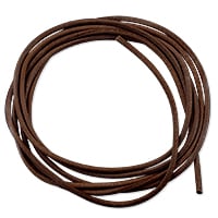 Griffin Brown Leather Cord 2mm (1 Yard)