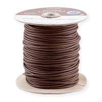 Griffin 2mm Brown Leather Cord (Priced Per Yard)