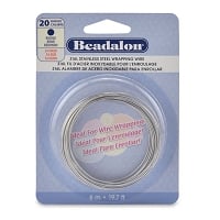 Beadalon Stainless Steel Wire Round 20ga (20 Feet)