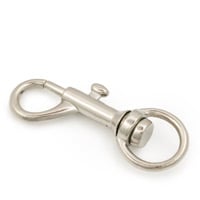 44mm Silver Swivel Lanyard Clasp with Trigger (1-Pc)