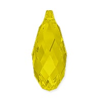 Swarovski Crystal 6010 Briolette Pendant 13x6.5mm Yellow Opal (1-Pc)