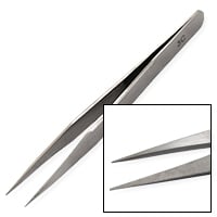 Non-Magnetic Stainless Steel Tweezers - Narrow Fine Point
