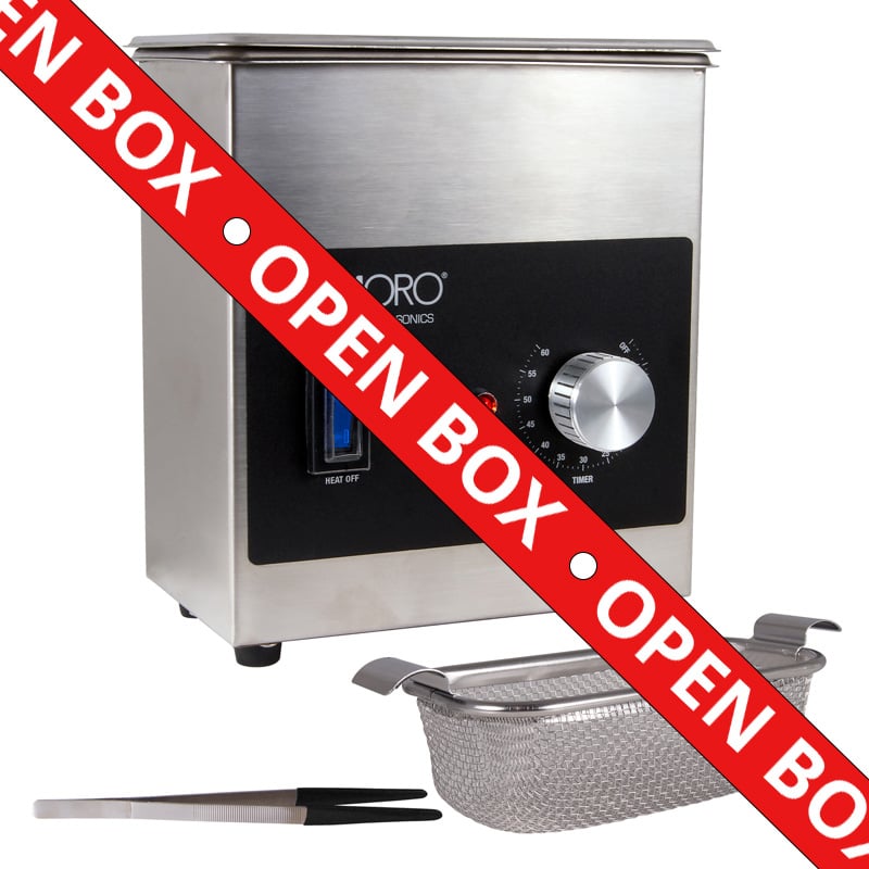 [OPEN BOX] Commercial Ultrasonic Jewelry Cleaner with Heater (1.5 Pint)