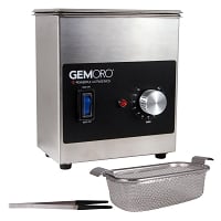 Commercial Ultrasonic Jewelry Cleaner with Heater (1.5 Pint) 