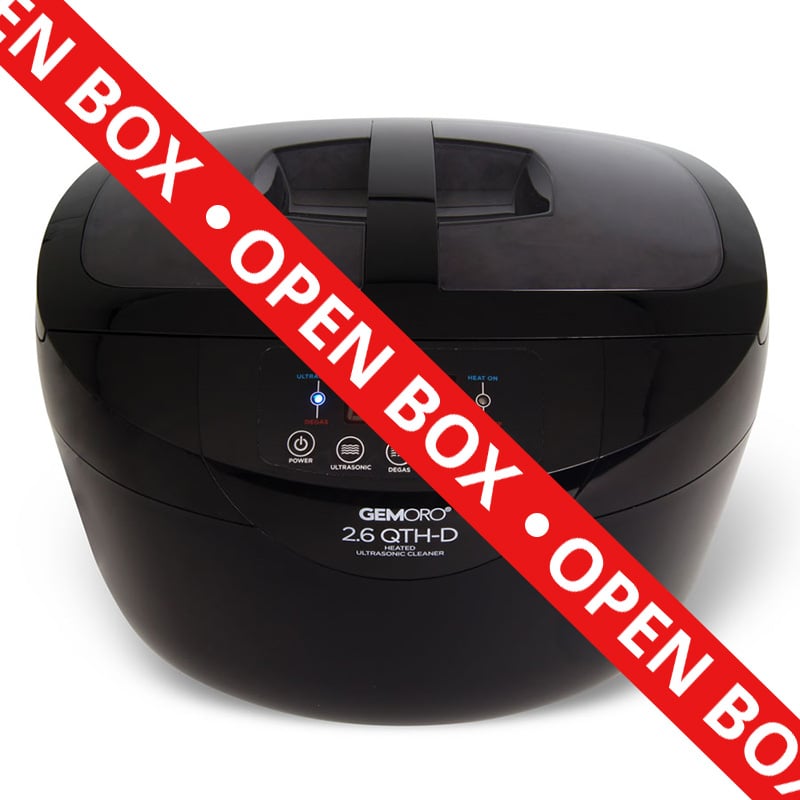[OPEN BOX] GemOro Ultrasonic Jewelry Cleaner 2.6 Quart with Heater and Degassing