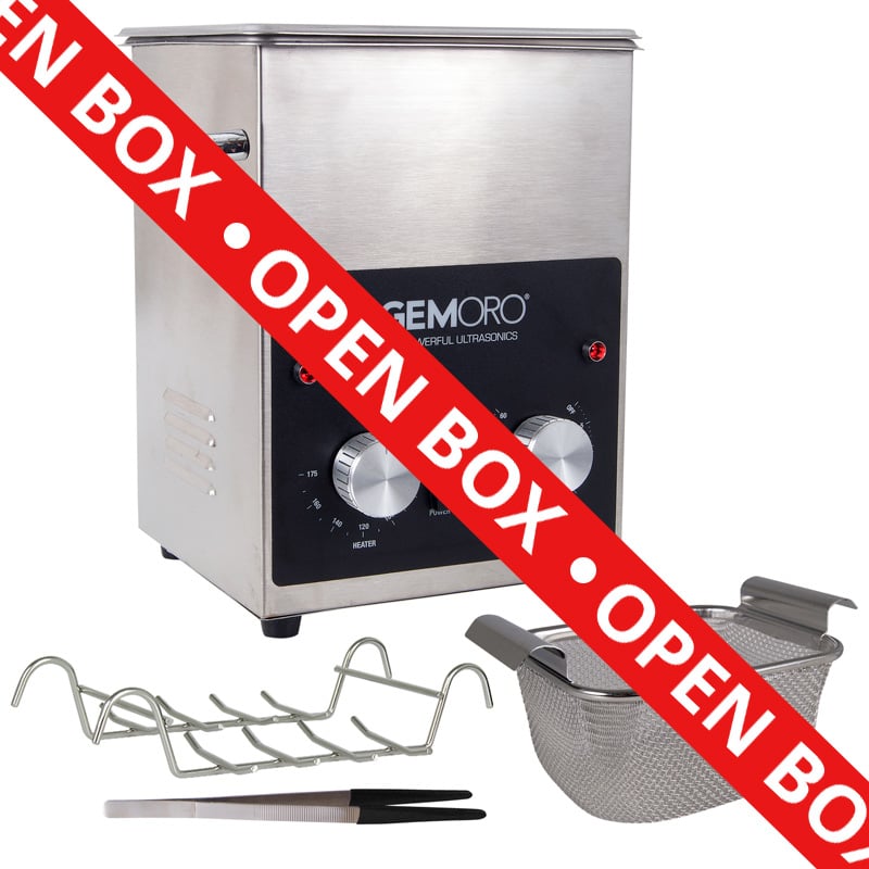 [OPEN BOX] Commercial Ultrasonic Jewelry Cleaner with Heater (2-Quart)