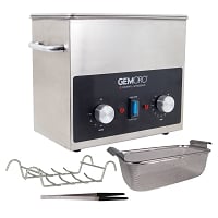 Commercial Ultrasonic Jewelry Cleaner with Heater (3-Quart)